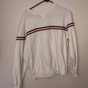 White brandy crew neck